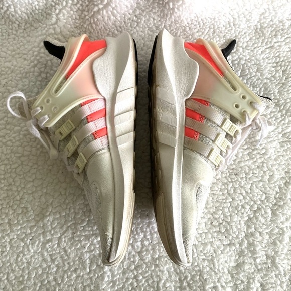 Adidas Mens EQT Support ADV Crystal White / Turbo Sneakers Ortholite - Picture 4 of 10